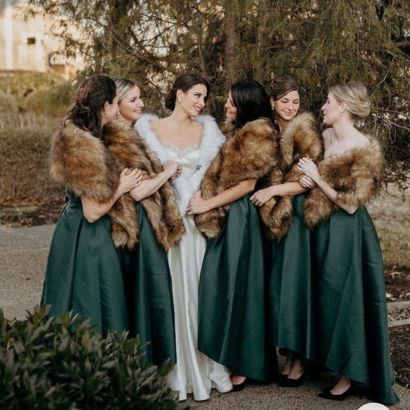 🆕 Faux fur brown wrap - Picture 4 of 11